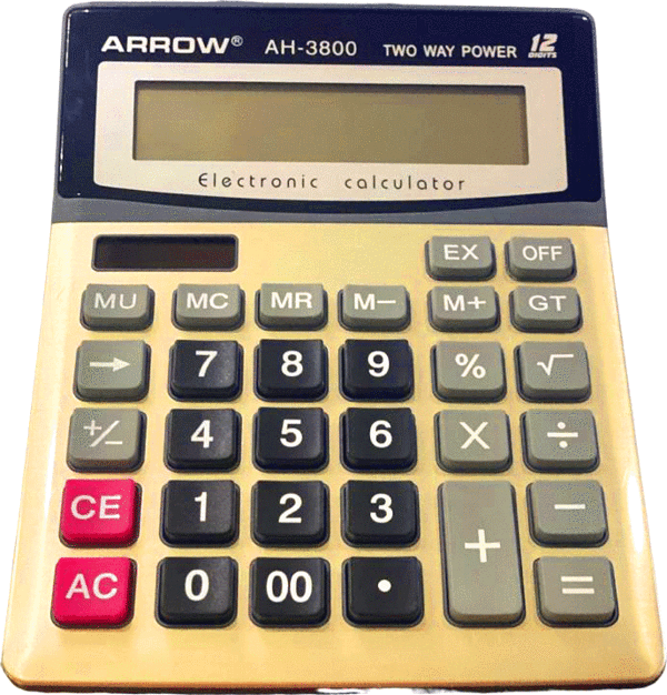 12 HANELİ HESAP MAKİNESİ  - Image 1