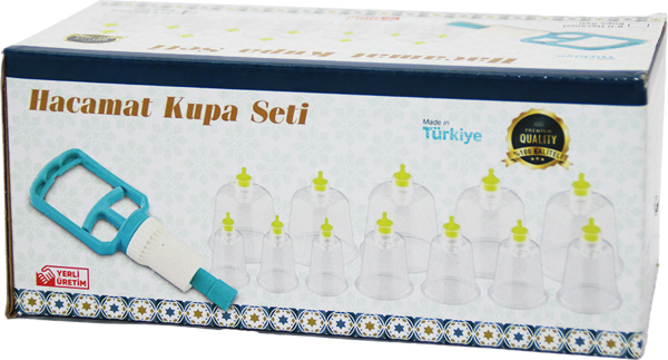 12 PARÇA  HACAMAT KUPA MASAJ SETİ  - Image 1