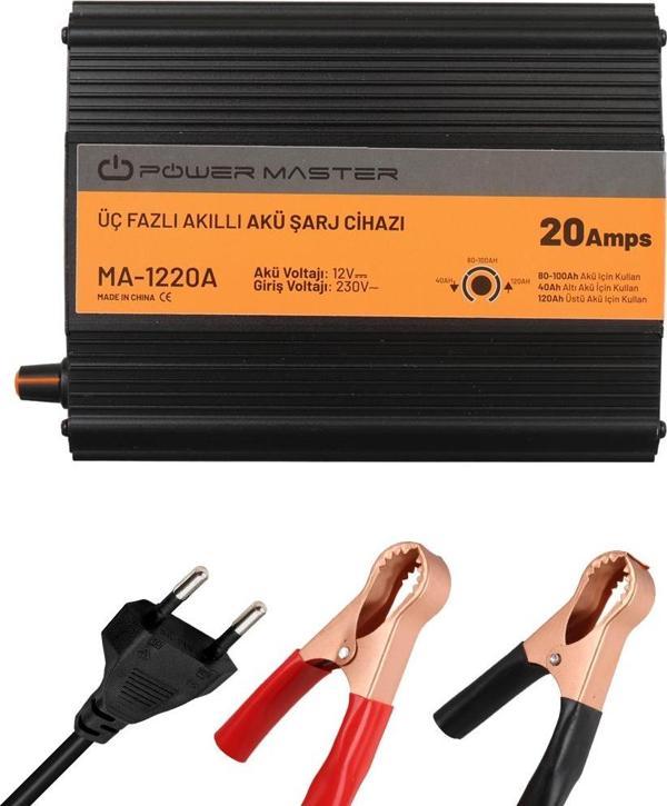 12 VOLT - 20 AMPER AKILLI AKÜ ŞARJ CİHAZI  - Image 1