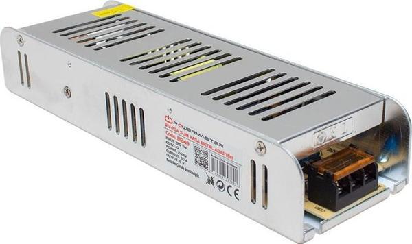12 VOLT - 20 AMPER SLIM METAL KASA ADAPTÖR (225*68*40)  - Image 1