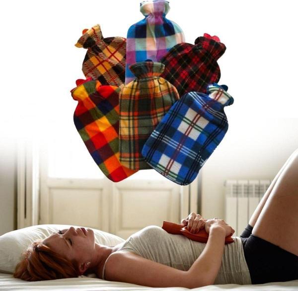 2 Litre Polar Kılıflı Sıcak Su Torbası 1. Sınıf  Kavuçuk Malzeme  - Image 1