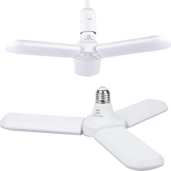 220 VOLT E27 DUY 60 WATT 3 KOLLU PERVANE BEYAZ LED AMPUL  - Image 1