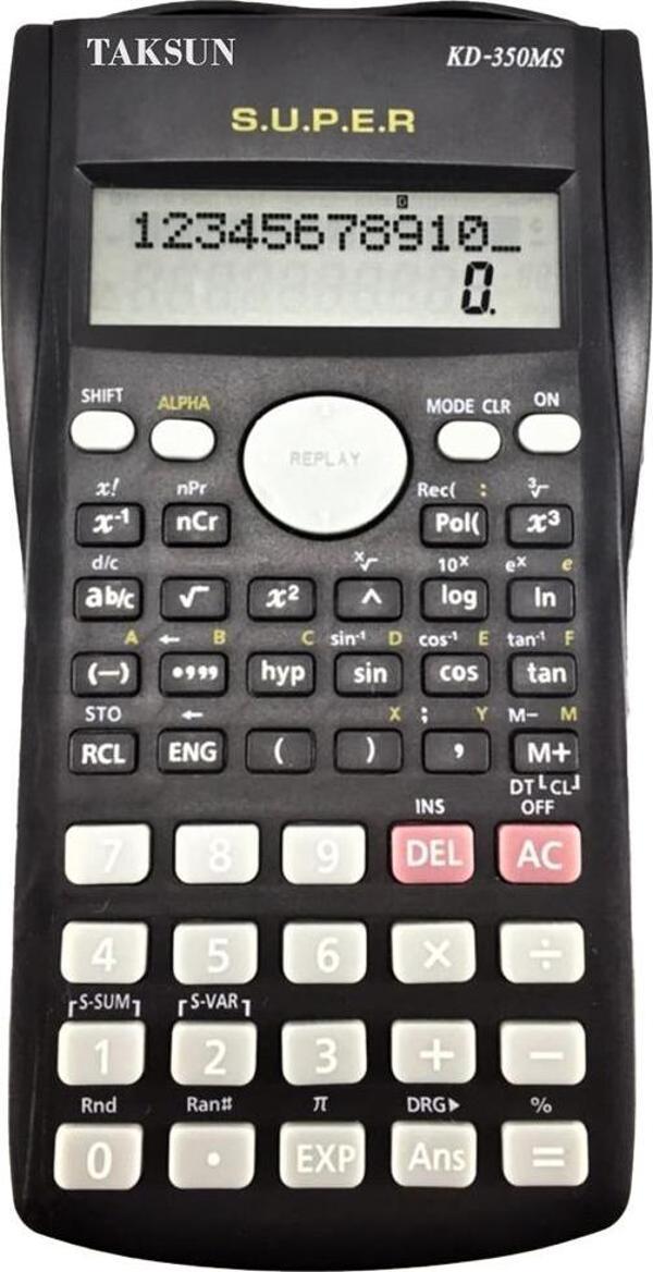 240 FONKSİYONLU 10 HANELİ HESAP MAKİNESİ  - Image 1