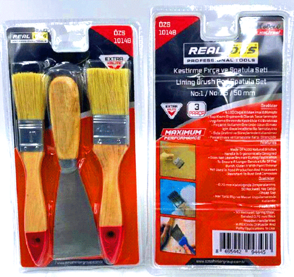 3 ADET  SPATULA50MM- KESTİRME FIRÇANO-1-1.5SETİ  - Image 1