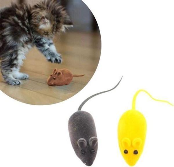 2li Evcil Hayvan Eğitim Sevimli Elastik Kedi Fare Yakalama İnteraktif Sesli Eğitim Oyuncağı 4 - Image 1