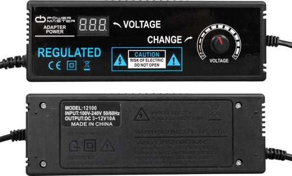 3 VOLT - 12 VOLT - 10 AMPER 5.5*2.5 UÇLU KADEMELİ ADAPTÖR  - Image 1