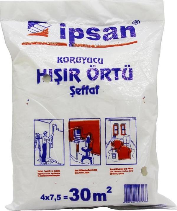 30-M2 = 4X7.5MT HIŞIR ŞEFFAF KORUYUCU ÖRTÜ  - Image 1