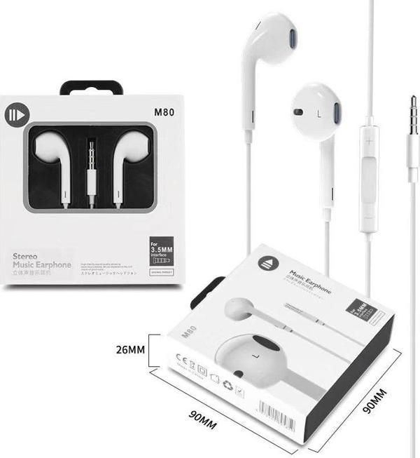 3.5 MM JACKLI MİKROFONLU 1.2 METRE KABLOLU KULAKLIK  - Image 1