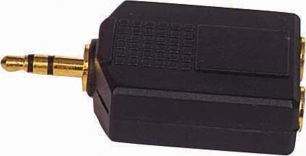 3.5 MM STEREO ERKEK/6.3 MM STEREOX2 DİŞİ ÇEVİRİCİ JACK  - Image 1