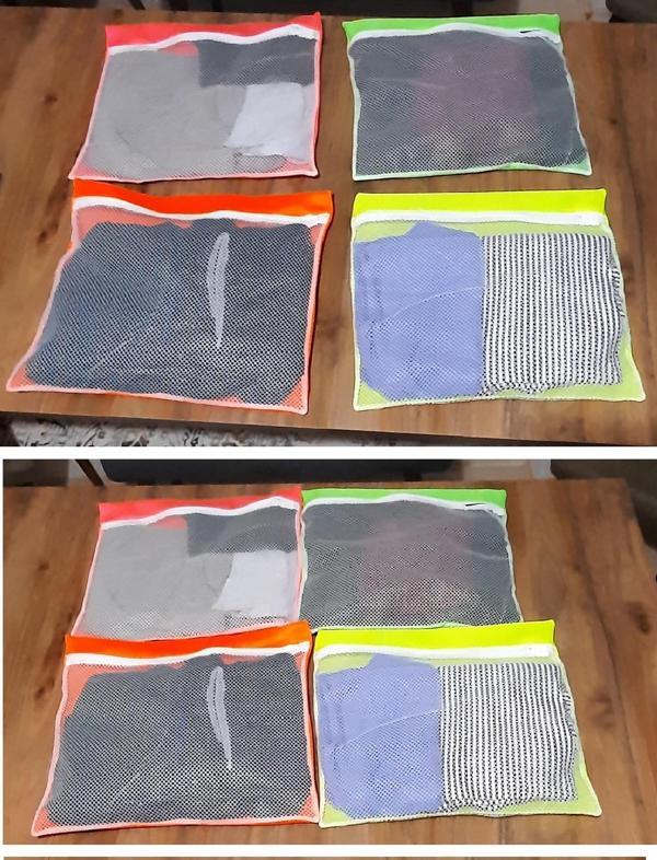 4 Adet 4 Renk Bavul İçi Düzenleyici - Fermuarlı Valiz Organizeri  - Image 1