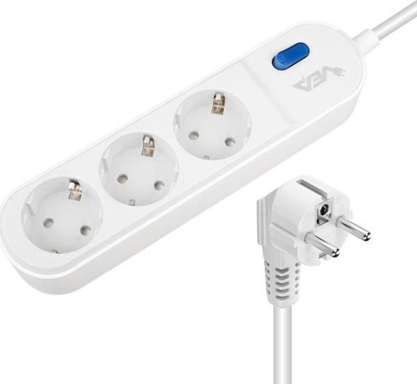 3LÜ ANAHTARLI 1.5 METRE AKIM KORUMALI GRUP PRİZ (MADE IN MALAYSIA) A CLASS  - Image 1