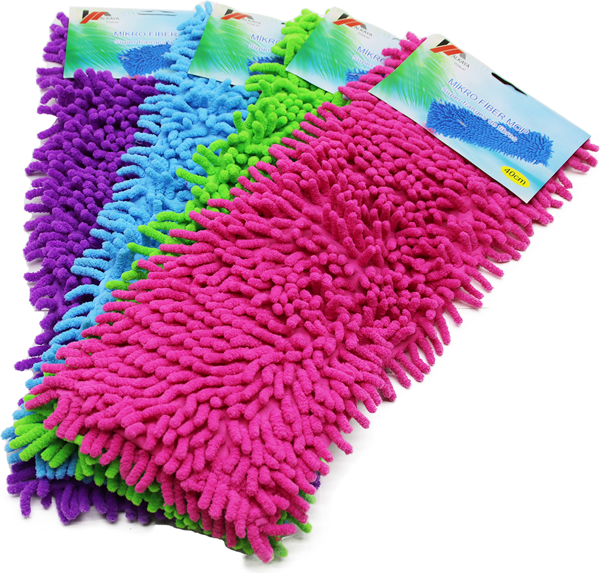 40X13CM YEDEK MİKROFİBER RENKLİ MAKARNA MOP  - Image 1