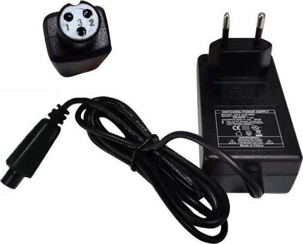 42 VOLT - 1 AMPER 3 PİNLİ PRİZ TİPİ GİNGER ŞARJ ADAPTÖRÜ  - Image 1