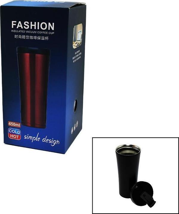 450ML COFFEE ÇELİK UZUN BARDAK TERMOS  - Image 1