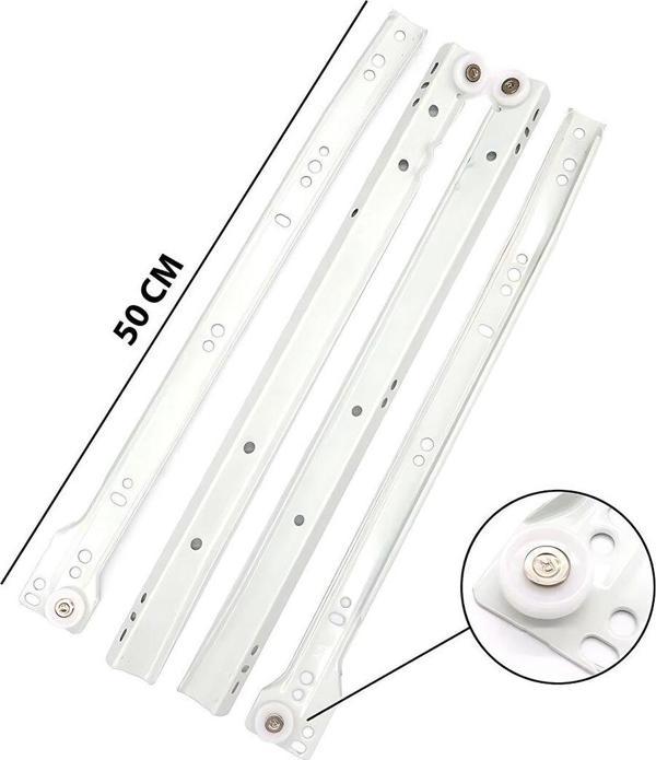 50CM 1 TAKIM ÇEKMECE RAYI  - Image 1