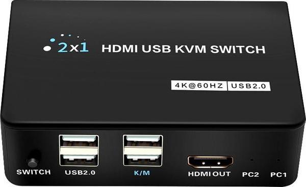 4K HDMI USB KVM SWITCH 2X1  - Image 1