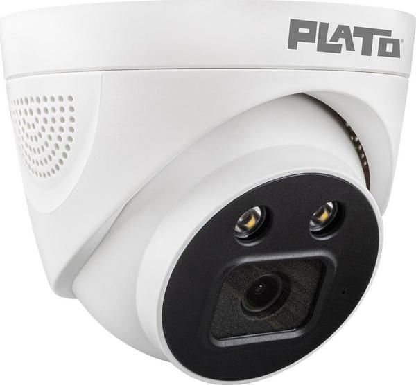5MP COLOR VU MİKROFONLU 3.6 MM 2 ATOM LED PLASTİK KASA AHD DOME KAMERA  - Image 1