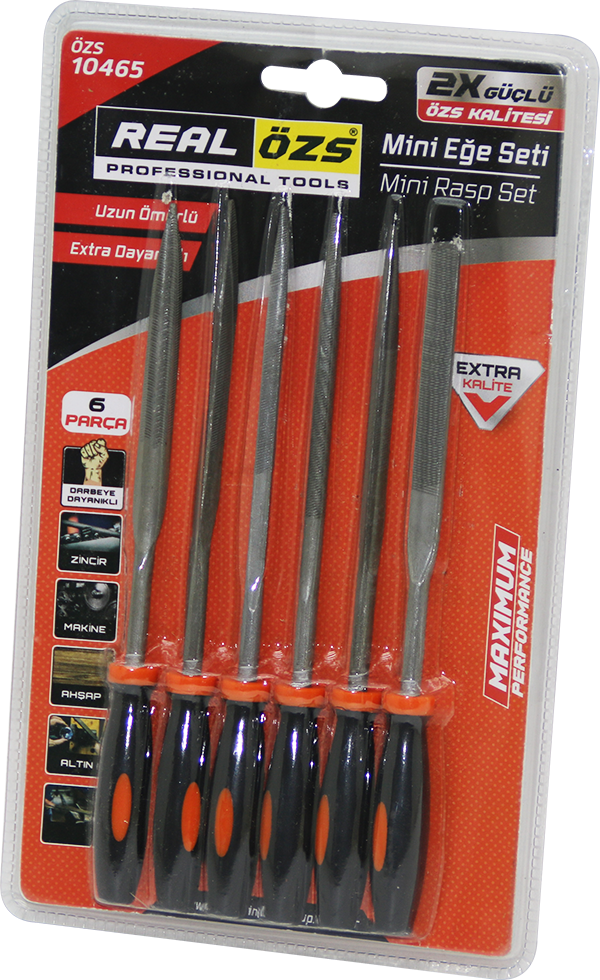 6 ADET  MİNİ FİLE EĞE SETİ  - Image 1