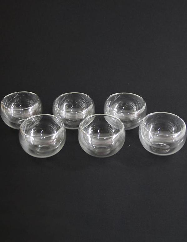 6 ADET CAM ÇİFT CİDARLI SOSLUK 50 ML  - Image 1