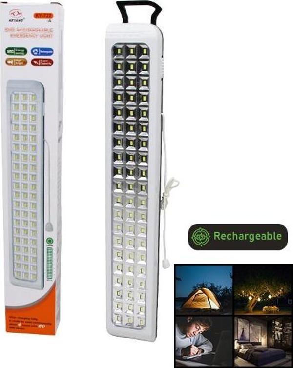 60 SMD LED ŞARJLI IŞILDAK FENER - EMERGENCY LIGHT  - Image 1