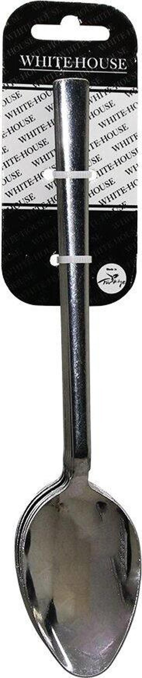 6 PARÇA EKO ÇUBUK SADE METAL YEMEK KAŞIK 2MM  - Image 1