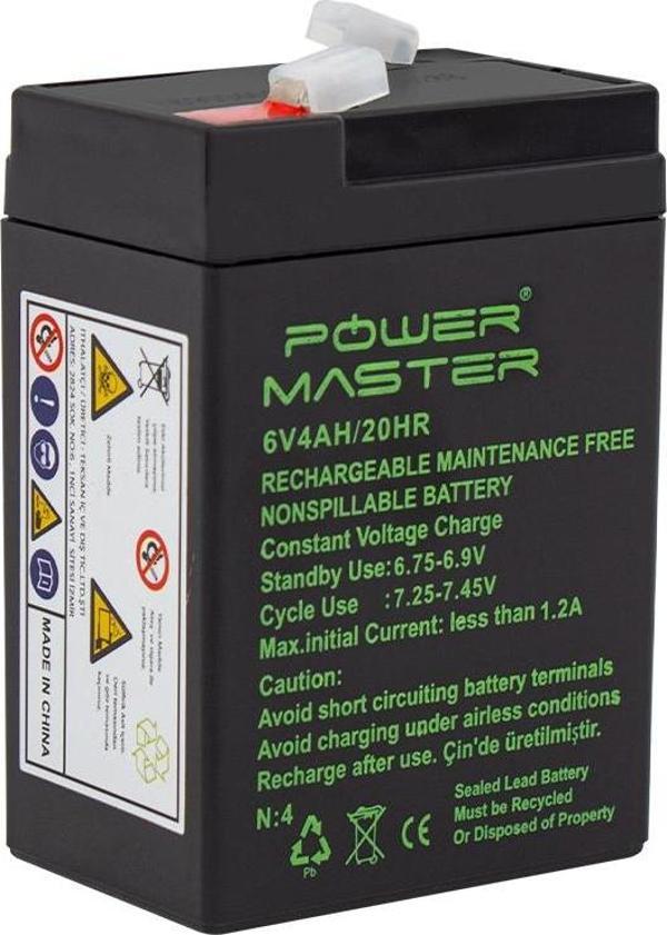 6 VOLT - 4 AMPER IŞILDAK AKÜSÜ (70 X 48 X 101 MM)  - Image 1