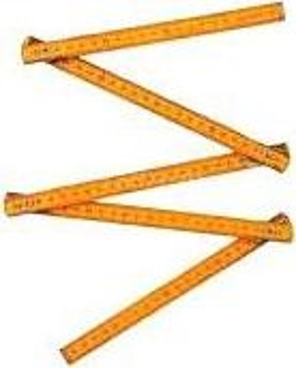 AHŞAP METRE 1MT KATLANIR  - Image 1