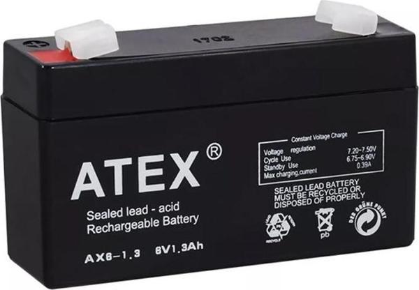 AKÜ 6 VOLT 1.3 AMPER ATEX AKÜ ( 98 X 25 X 52 MM )  - Image 1