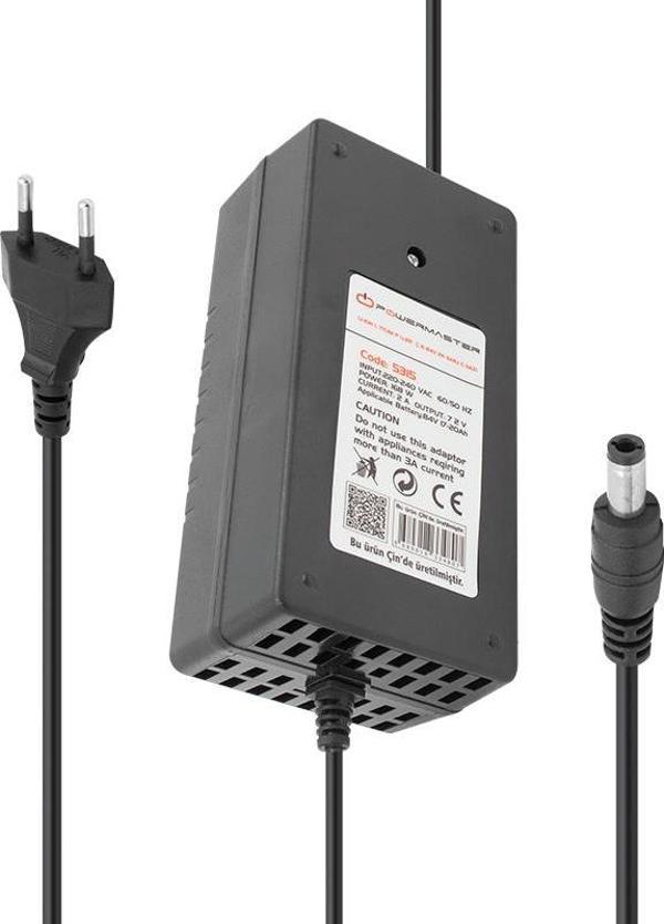 84 VOLT - 2 AMPER - 168 WATT LI-ION LİTYUM PİLLER İÇİN 5.5*2,5 UÇ ŞARJ CİHAZI  - Image 1