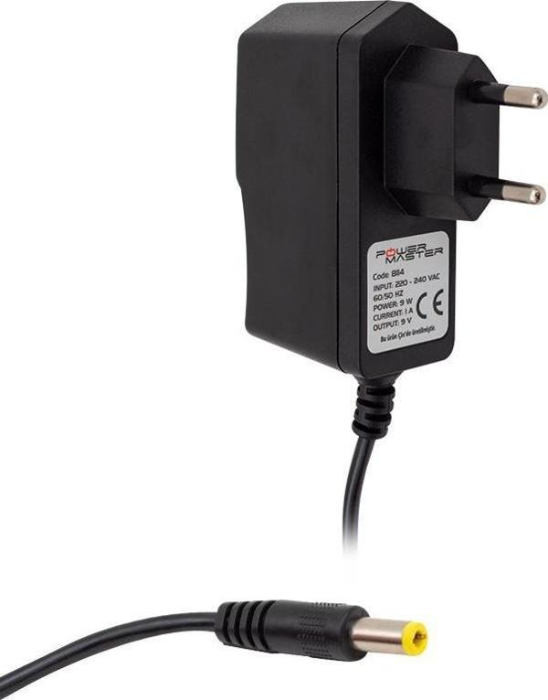 9 VOLT - 1 AMPER 5.5*2.5 UÇLU PRİZ TİPİ ADAPTÖR  - Image 1