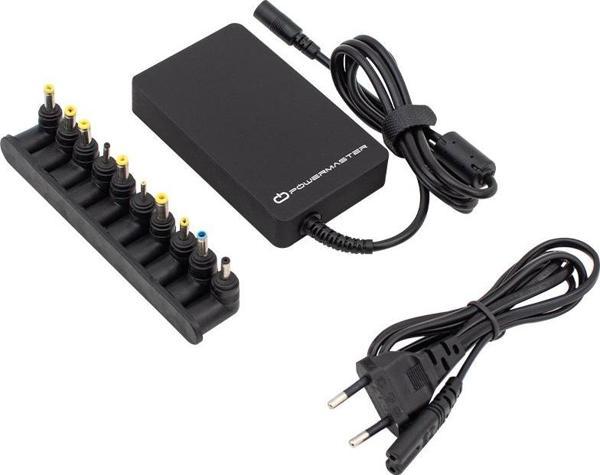 90W 10 PİN SLİM KASA UNIVERSAL AYARLI NOTEBOOK ADAPTÖRÜ (12V/15V/16V/18.5V/19V/19.5V/20V)  - Image 1