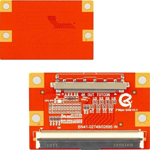 96 PIN- 51 PIN SAMSUNG Q T-CON FLEXI ÇEVİRİCİ BOARD  - Image 1