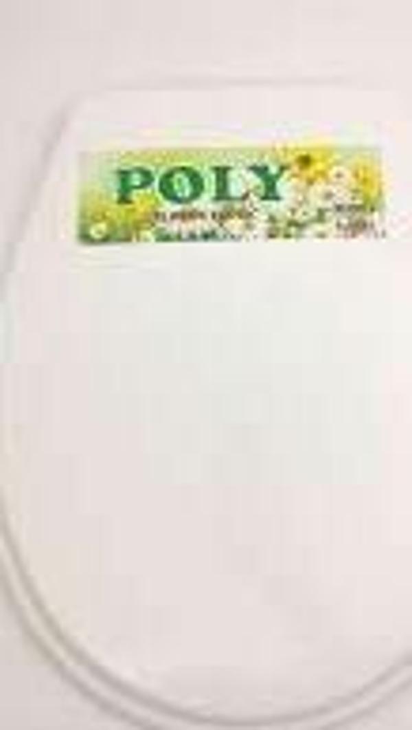 BEYAZ YUMUŞAK KLOZET KAPAK BÜYÜK PUF  - Image 1