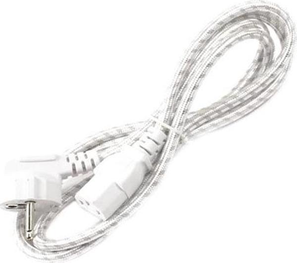 C7 POWER KABLO ÖRGÜLÜ BEYAZ 1.5MT 1. KALİTE  - Image 1