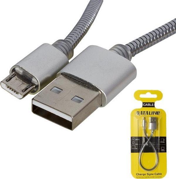 DATALINE SAMSUNG SERİSİ ÖRGÜLÜ KISA DATA*ŞARJ KABLOSU  - Image 1