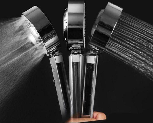 Çift Taraflı Yüksek Basınç Su Akıtan Şampuan Hazneli Duş Başlığı  - Image 1