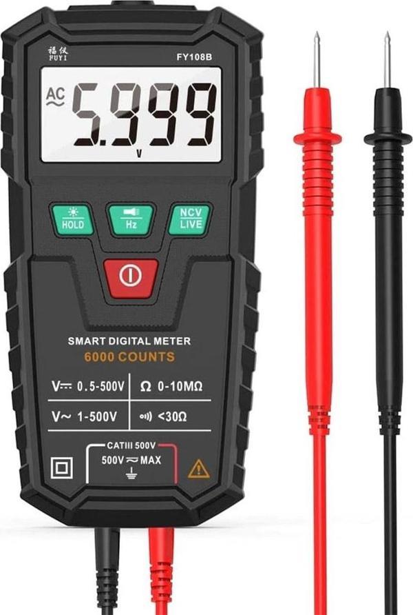 DİJİTAL MULTİMETRE ÖLÇÜ ALETİ FY108B  - Image 1