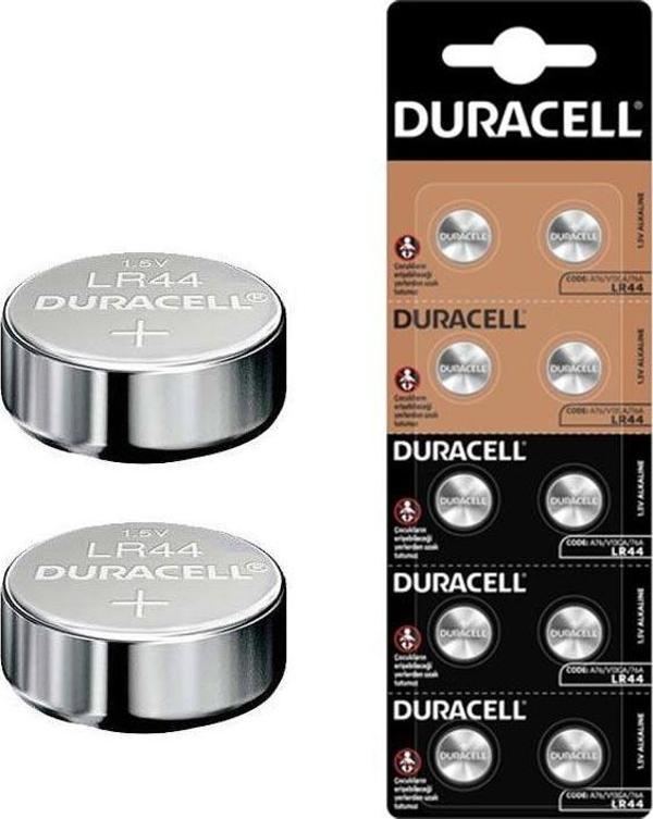 Duracell A76 LR44 1.5V DÜĞME PİL 10LU PAKET - Image 1