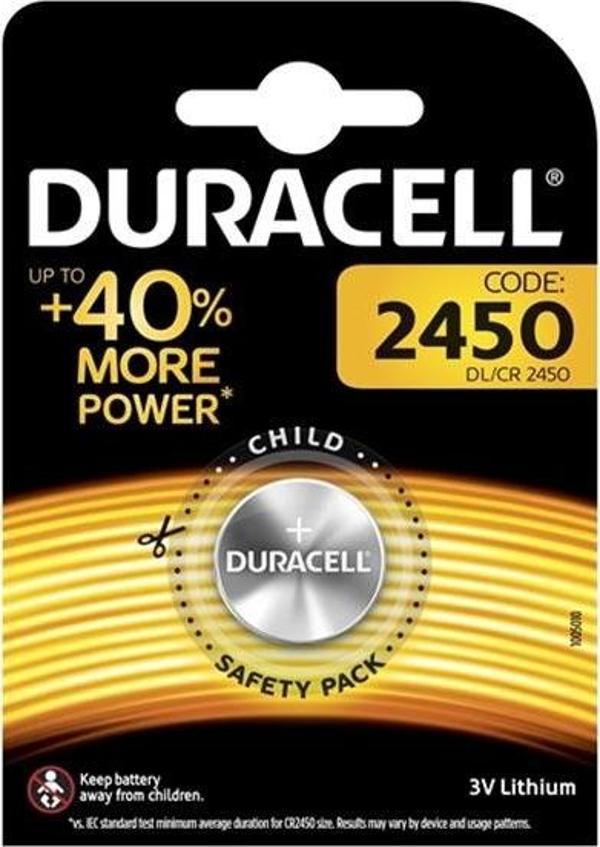 Duracell CR2450 LİT. PİL TEK FİYAT - Image 1