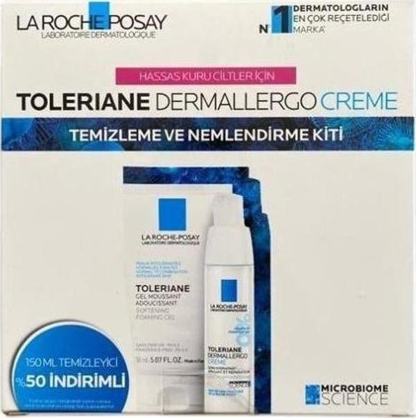 La Roche-Posay Toleriane Jel 150 ml Dermallergo Creme 40 ml Kit - Image 1