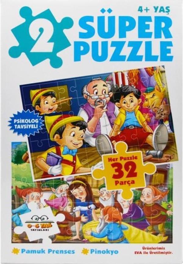Süper Puzzle Pamuk Prenses ve Pinokyo - Image 1