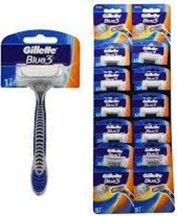 GİLLETTE BLUE3 JİLET KARTELALI 10 ADET  - Image 1