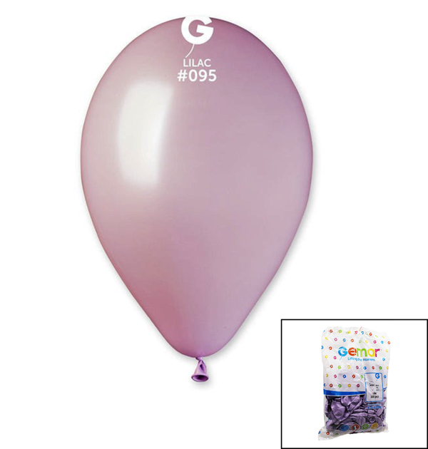 GM-110-95 METALİK - LİLA BALON 11&amp;apos;&amp;apos; - 28CM - 100 ADET  - Image 1