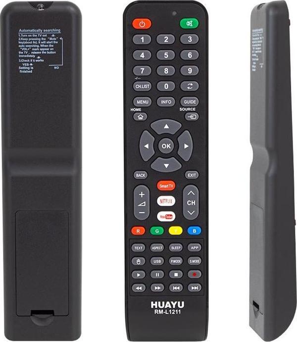 HUAYU KL RM-L1211 UNIVERSAL LED LCD TV REMOTE CONTROL RM-L1211 / UNIVERSAL LED LCD TV KUMANDASI (44D - Image 1