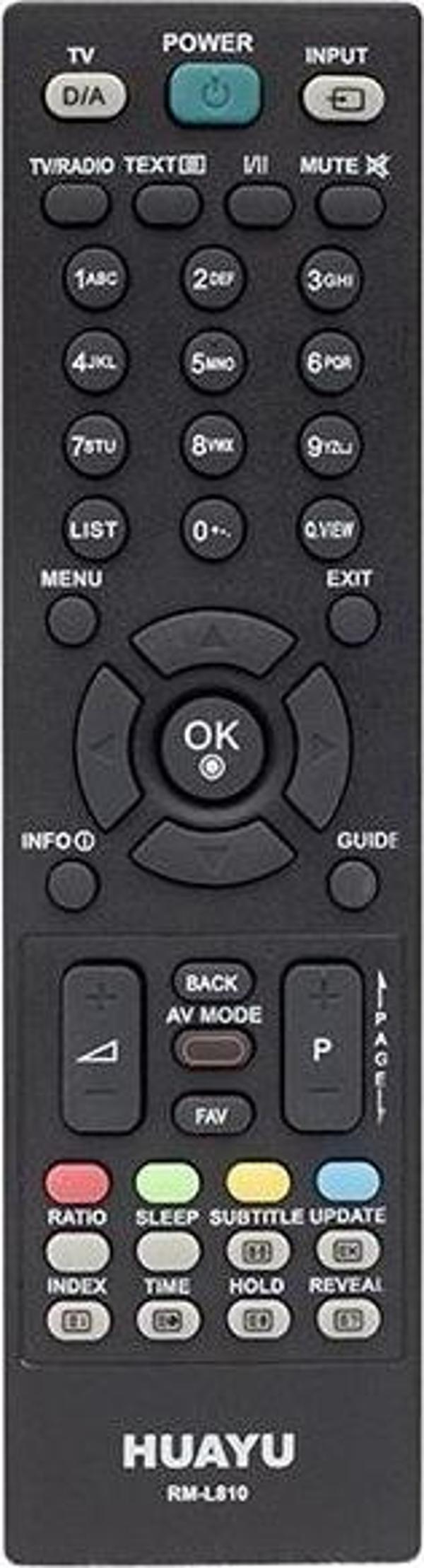 HUAYU KL RM-L810 LG UNIVERSAL LCD-LED TV KUMANDA  - Image 1
