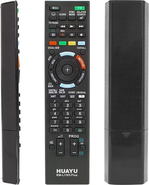 HUAYU KL SONY RM-L1165 PLUS 3DLİ LCD/LED TV KUMANDA BLİSTERLİ  - Image 1
