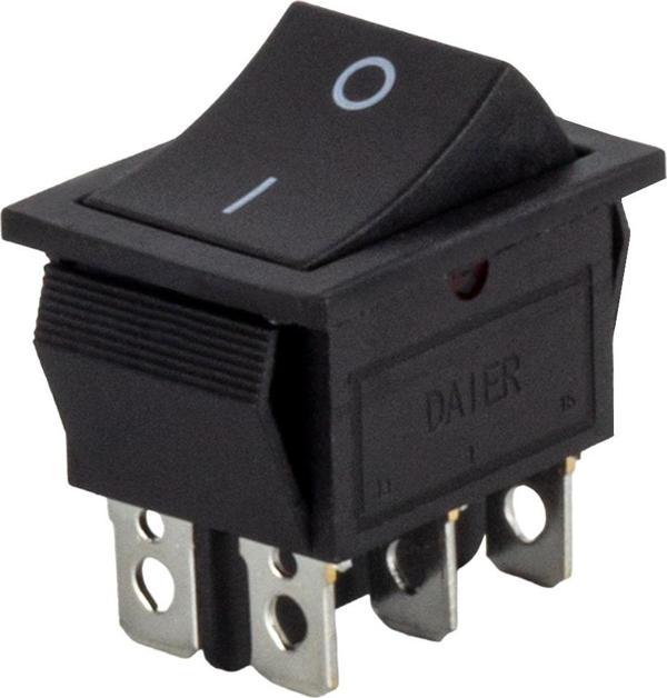 IC-107 GENİŞ IŞIKSIZ ANAHTAR 6P ON-OFF  - Image 1