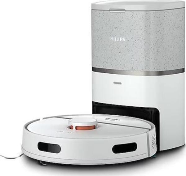 Philips HomeRun 3000 Serisi Aqua XU3110/02 Çöp İstasyonlu Beyaz Akıllı Robot Süpürge - Image 1