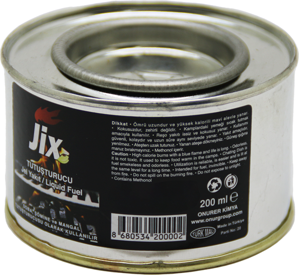 JİX TUTUŞTURUCU 200ML TENEKE JEL YAKIT  - Image 1