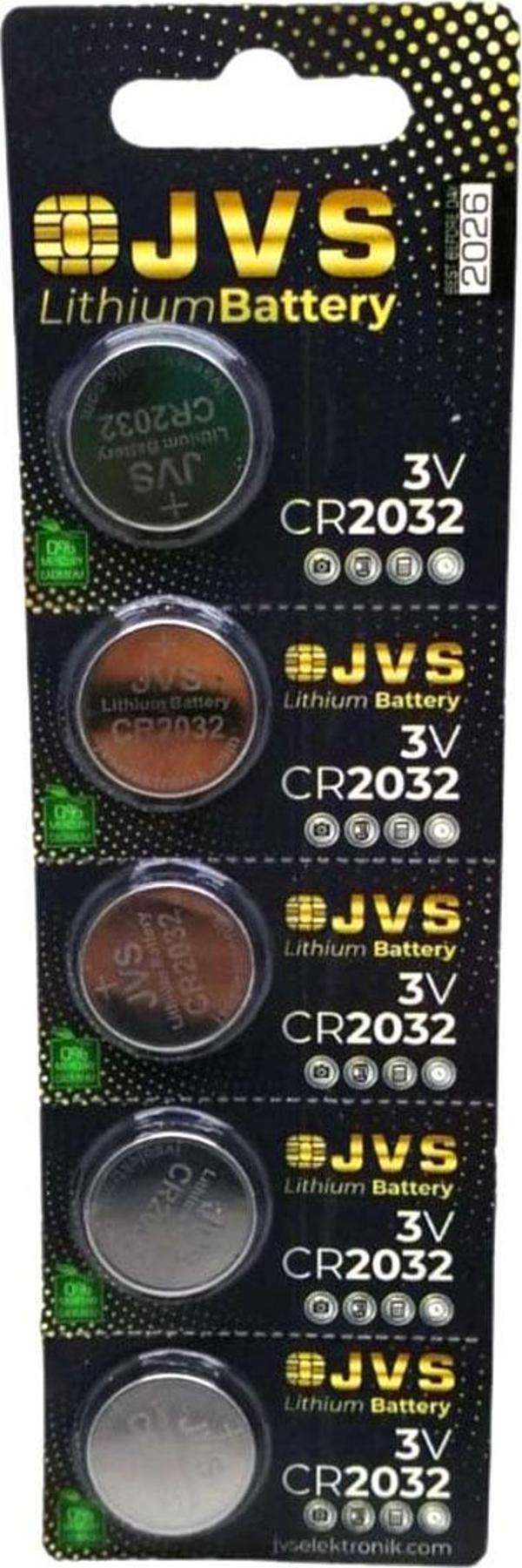 JVS CR2032 3V PARA PİLİ 5Lİ KART  - Image 1
